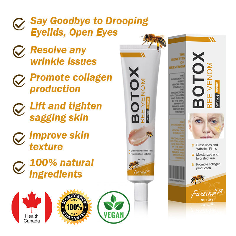 💫🍀Made and shipped from Canada✅ Furzero™ Botox Bee Venom Wrinkle Removal Cream- LAST DAY 70% OFF