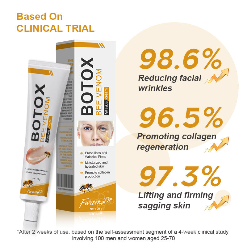 💫🍀Made and shipped from Canada✅ Furzero™ Botox Bee Venom Wrinkle Removal Cream- LAST DAY 70% OFF